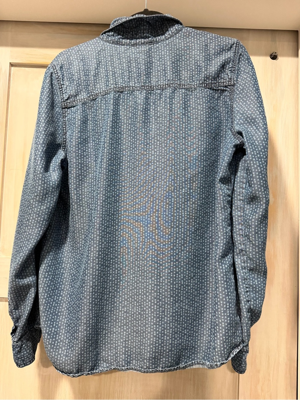 Halogen Blue Patterned Button-Front Shirt - Picture 3 of 6